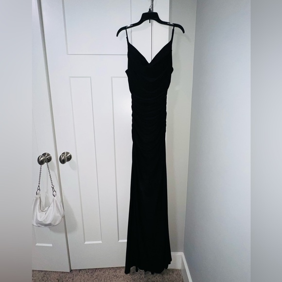 B Darlin Black Formal Prom Maxi Dress - Picture 3 of 6